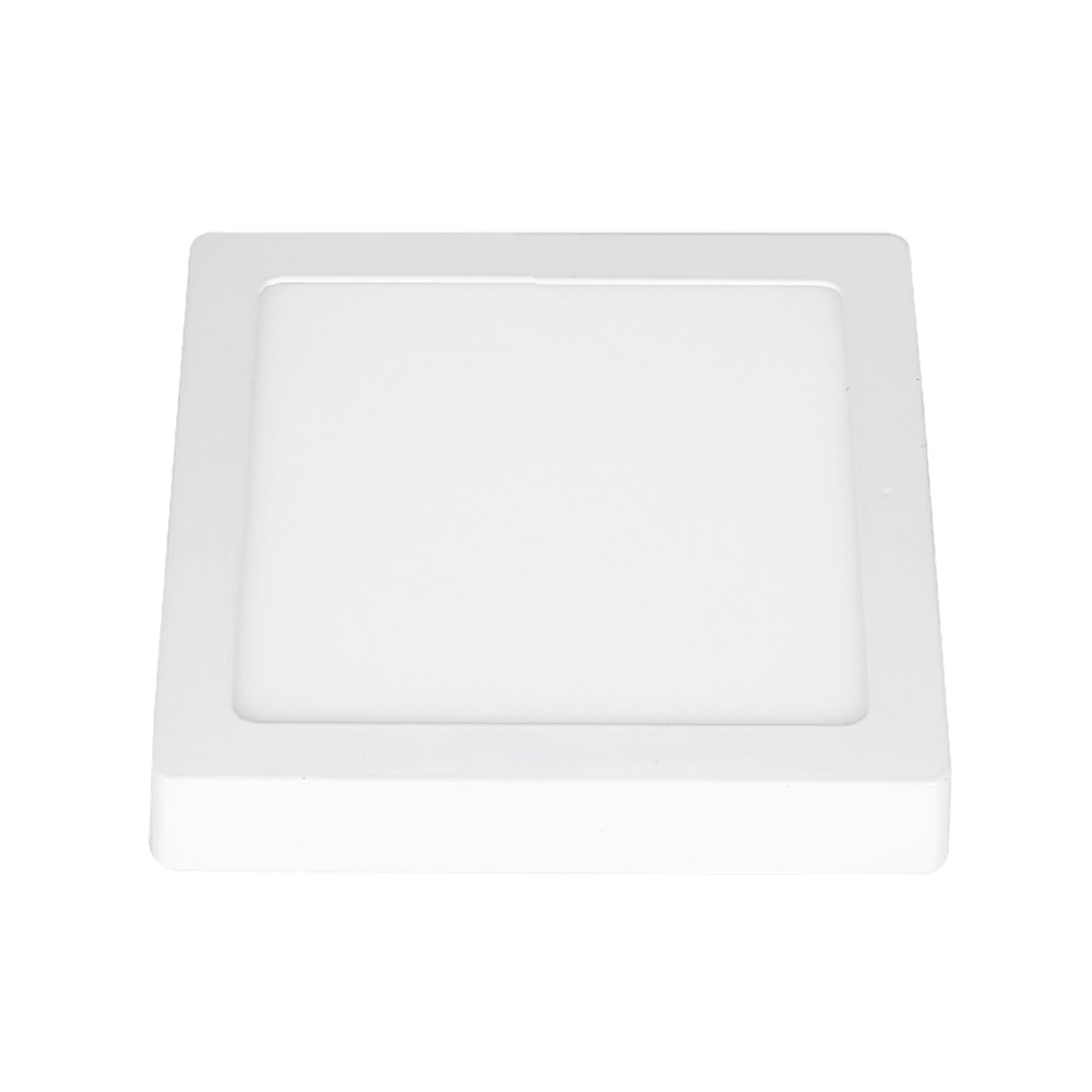 Lampara de techo led cuadrada de sobreponer 18w luz blanca