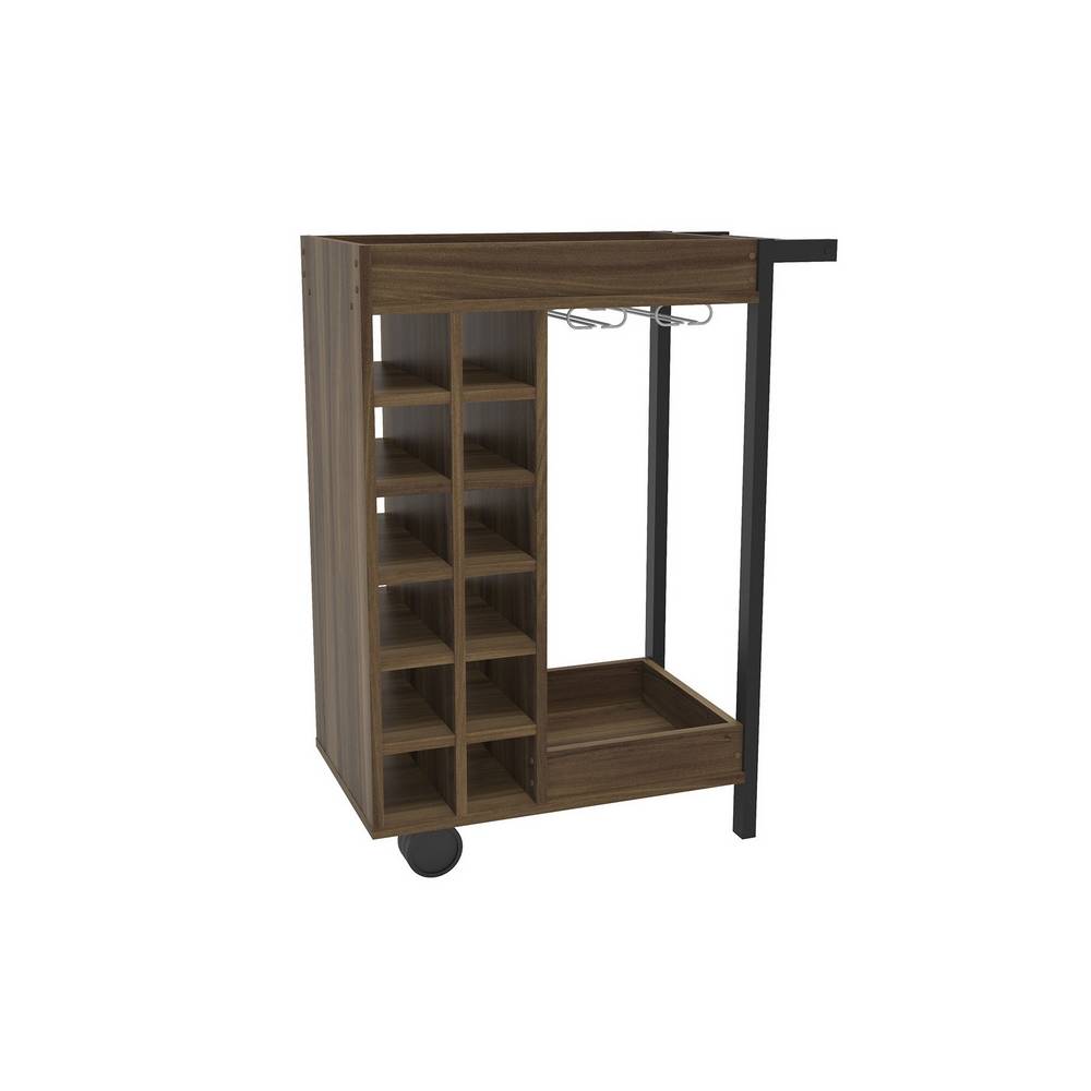 Mueble para bar de madera 86.4x67.3x35.5 cm avellana