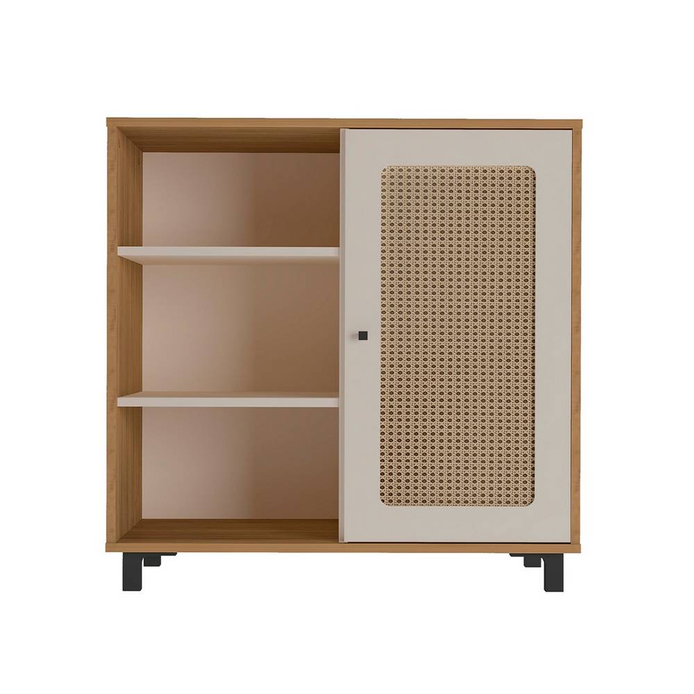 Mueble buffet 80x40x80cm roble / blanco charlotte