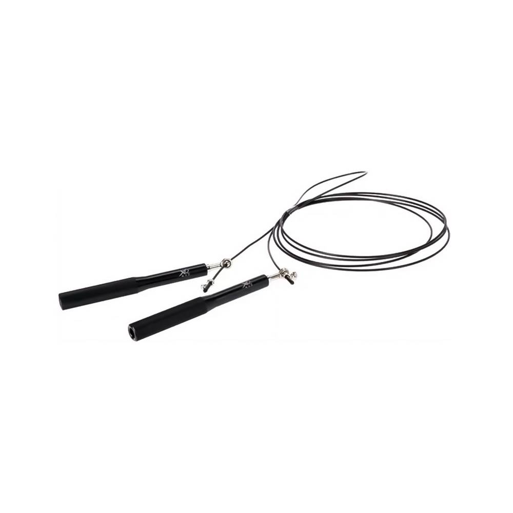 Salta cuerda de plástico ajustable de 3 m color negro