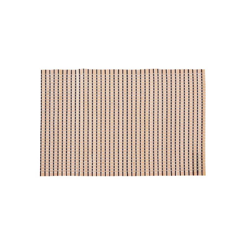 Individual de bambu 45x30 cm beige/marron