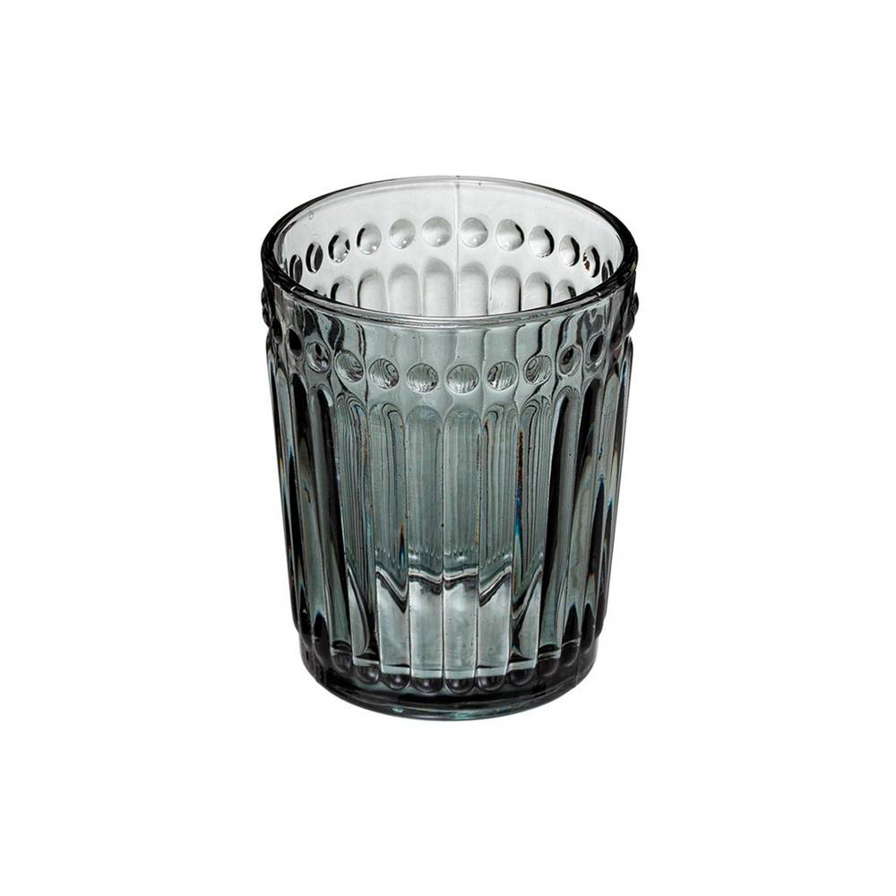 Vaso de vidrio 300ml negro mona