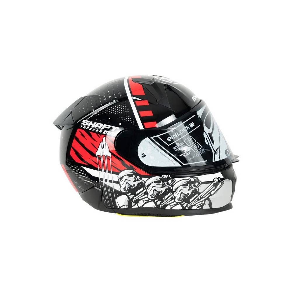 Casco shaft 560 storm negro rojo l sm