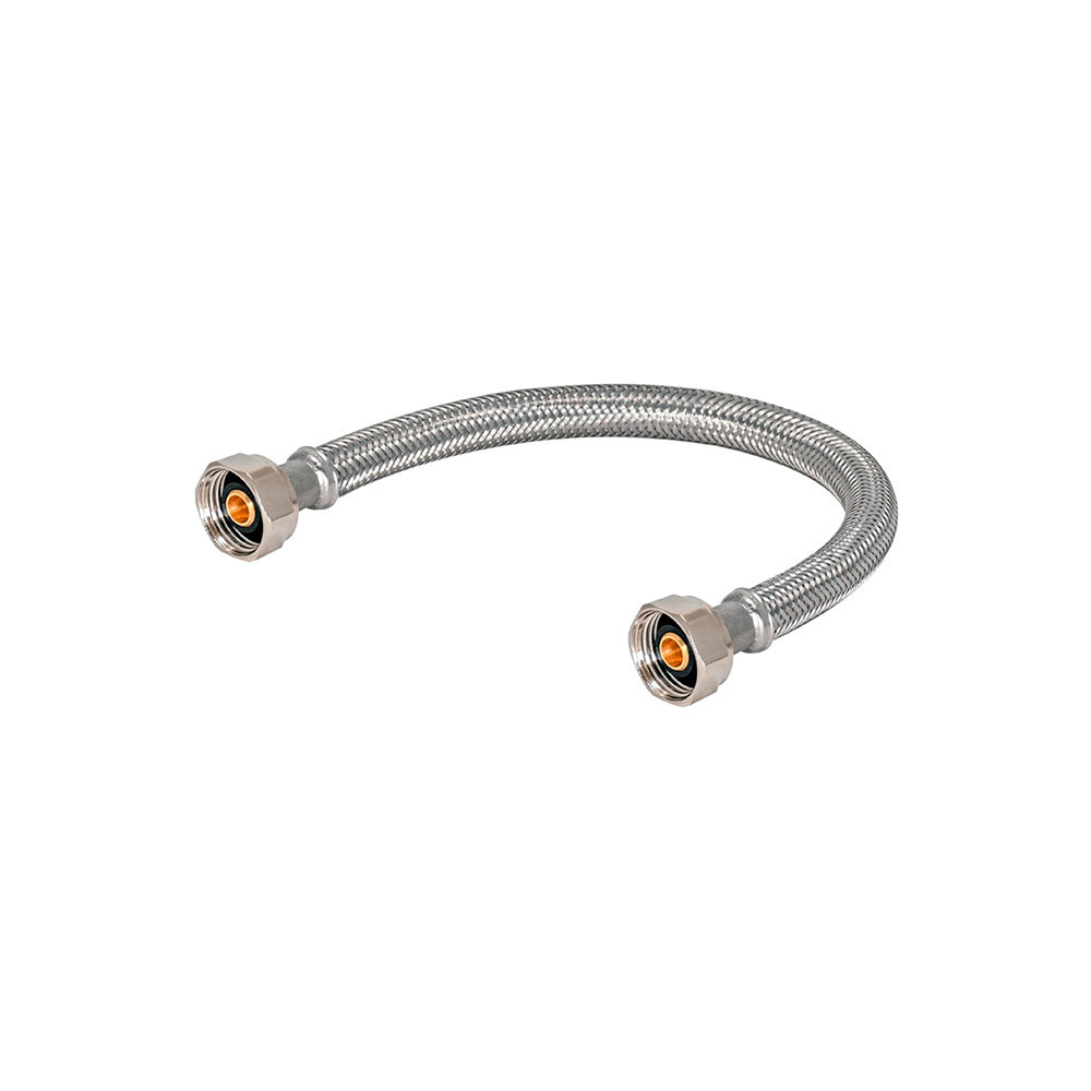 Tubo abasto acero inox 1-2hx1-2 pulgadas hx 76.2cm