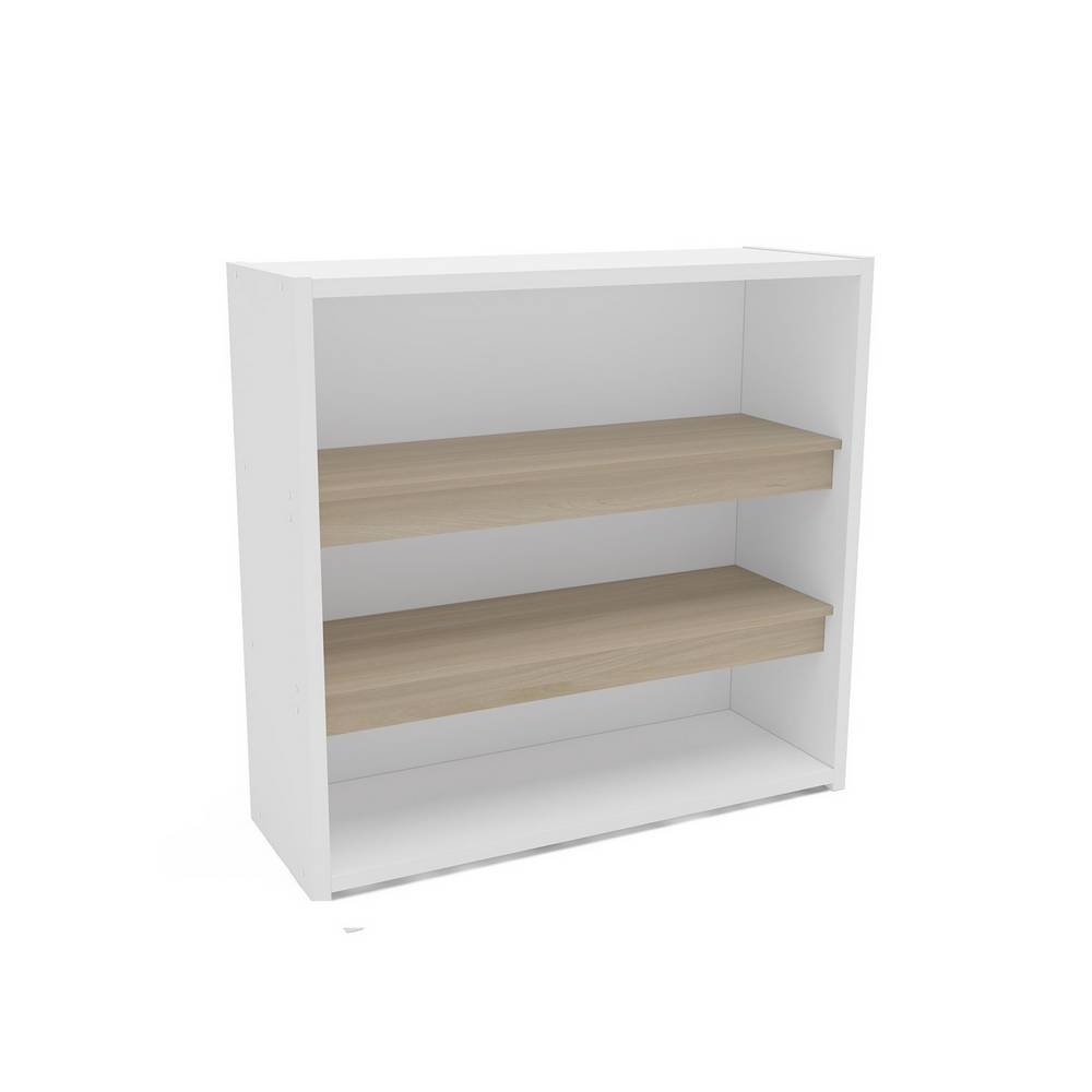 Librera de 3 niveles color blanco 90 x 95 x 33 cm