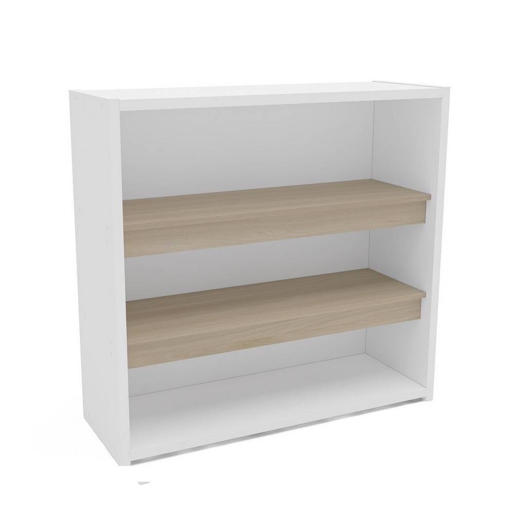 Librera de 3 niveles color blanco 90 x 95 x 33 cm
