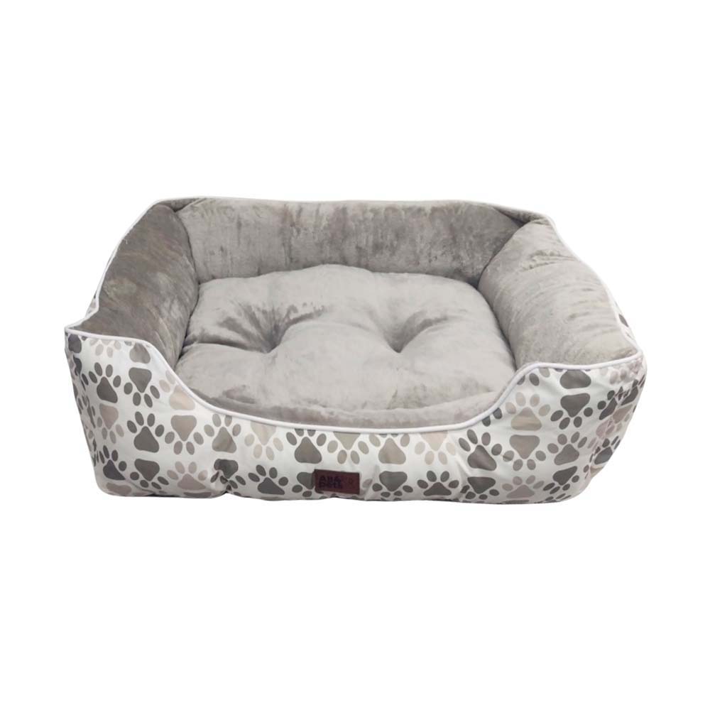 Cama para perro premium 51x41x18 cm huellas
