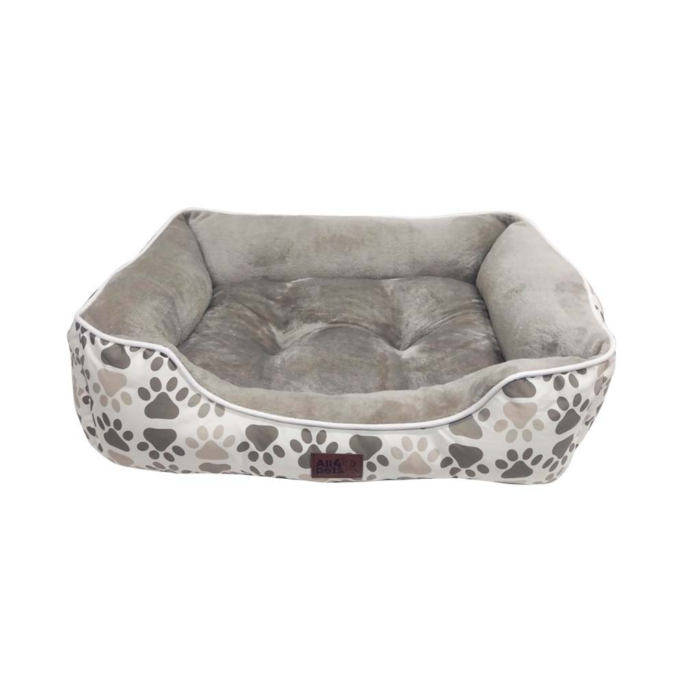 Cama para perro premium 76x61x23 cm huellas