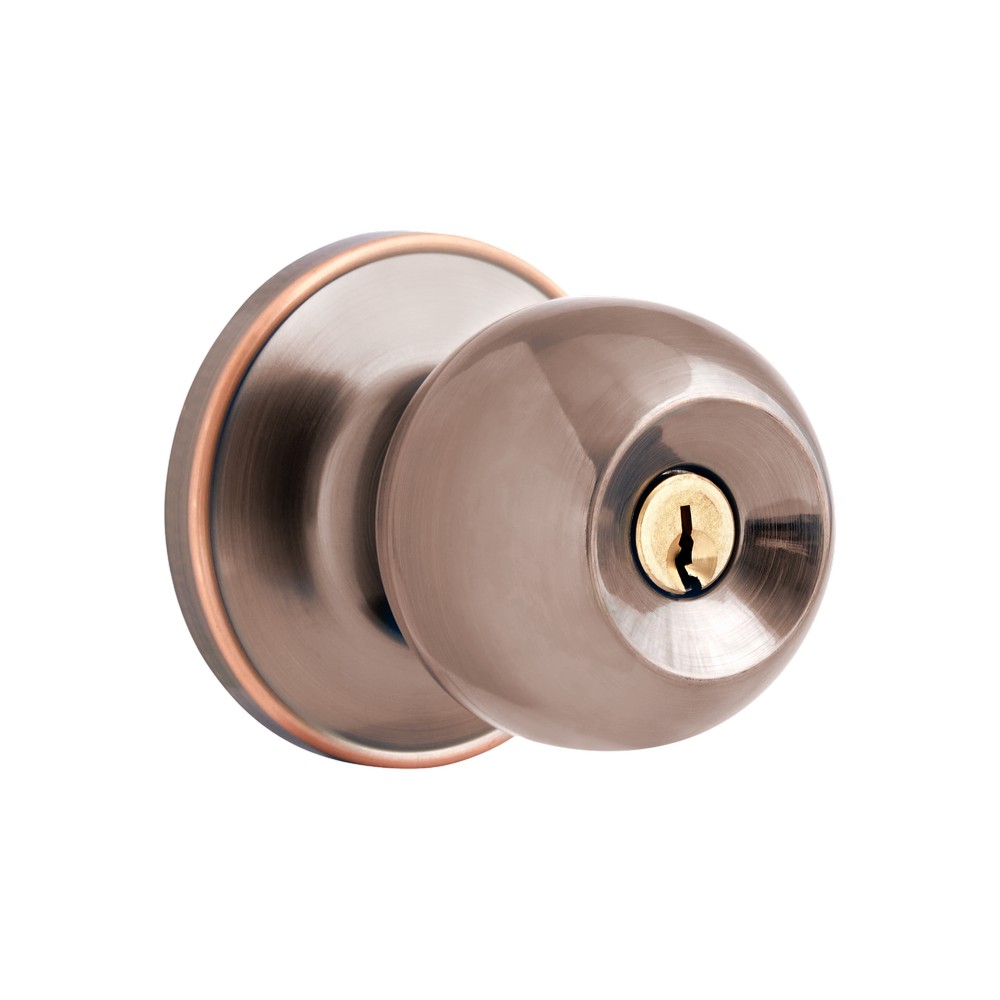 Cerradura dormitorio bola bolton bronce veneciano
