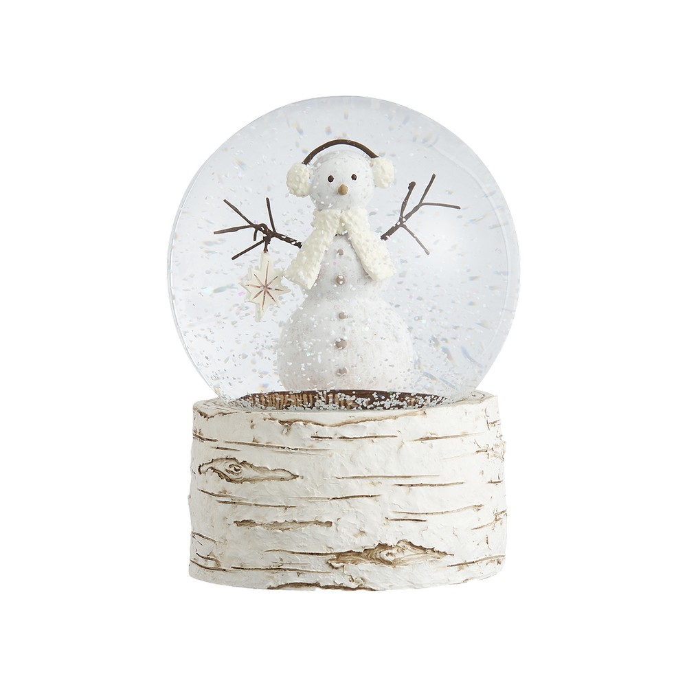 Adorno navideño 13.97 cm bola de nieve snowman cbxmas xax532-wh