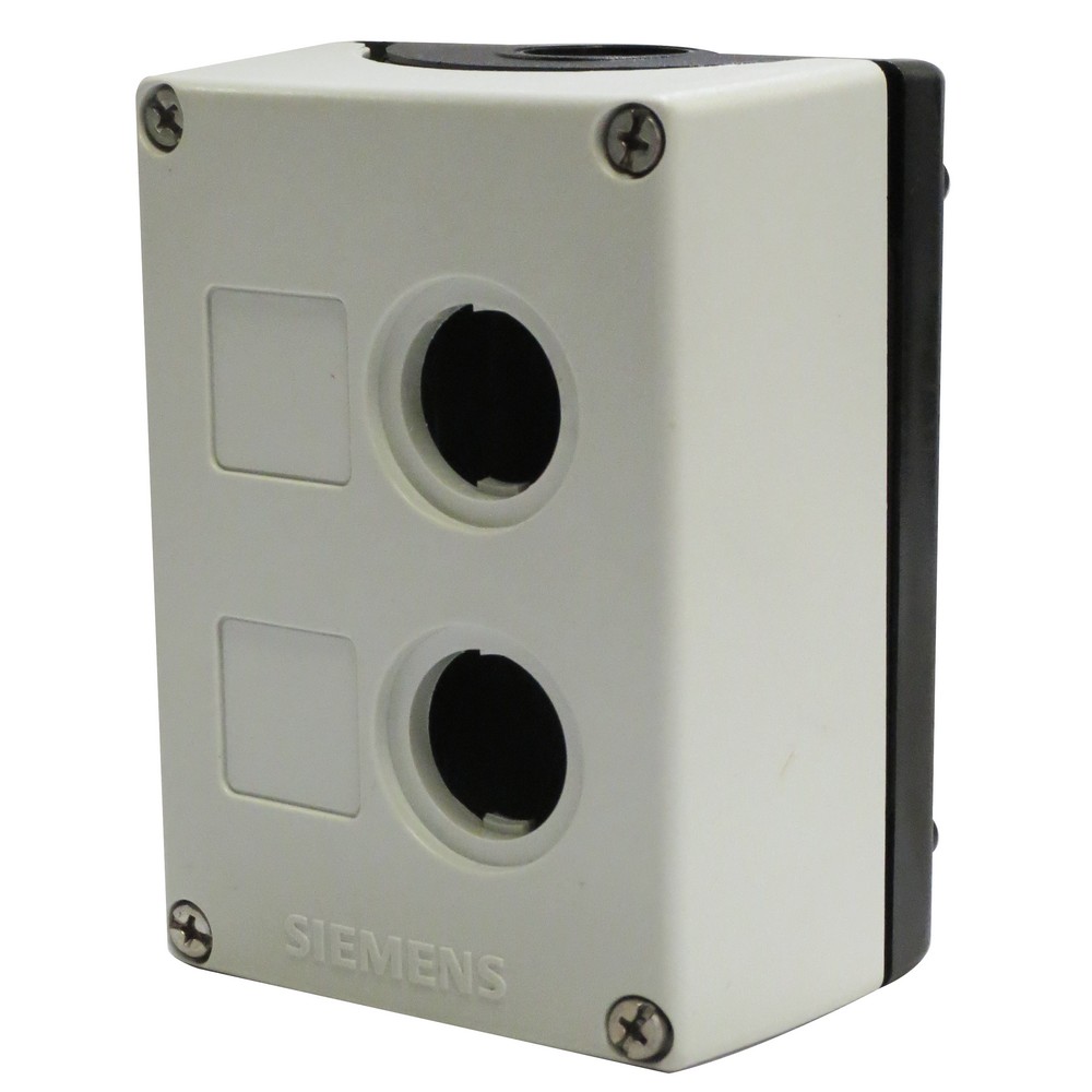 Caja plastica de 2 espacios 22 mm siemens