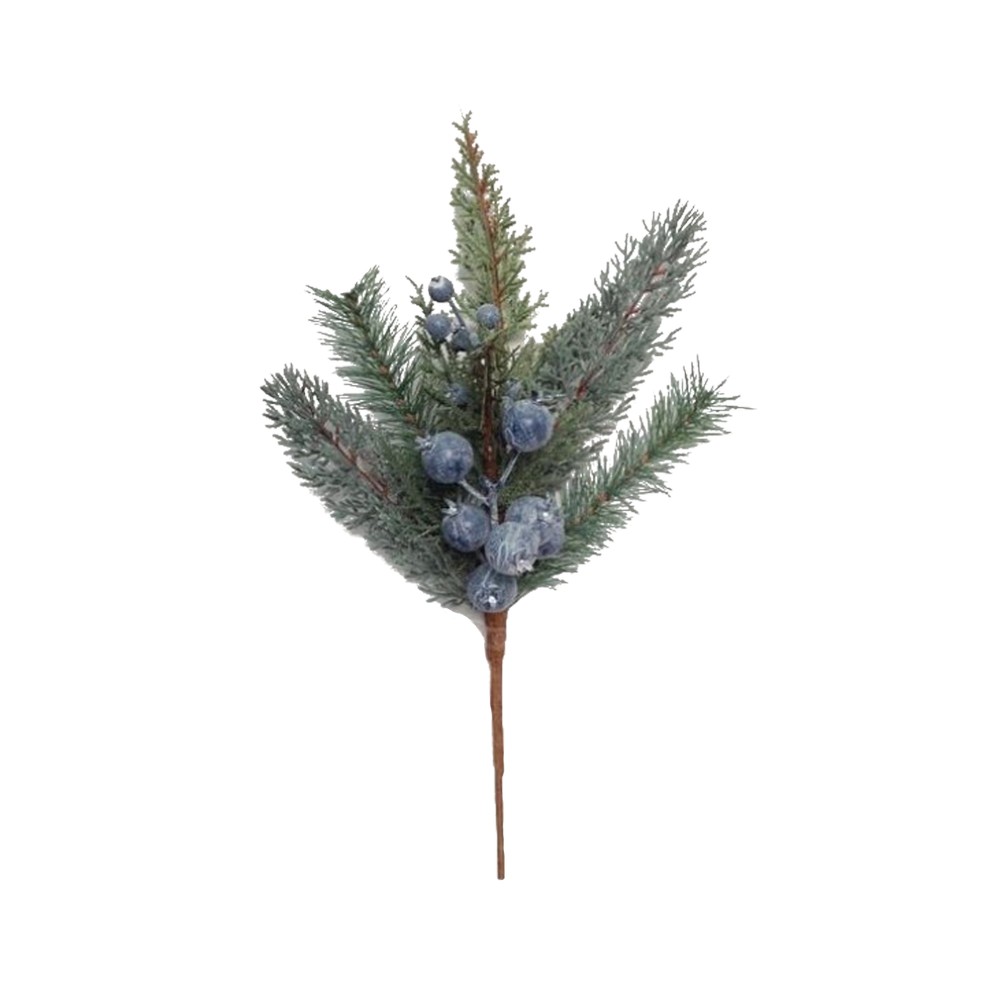 Rama navideña 40.64 cm azul mixed berry