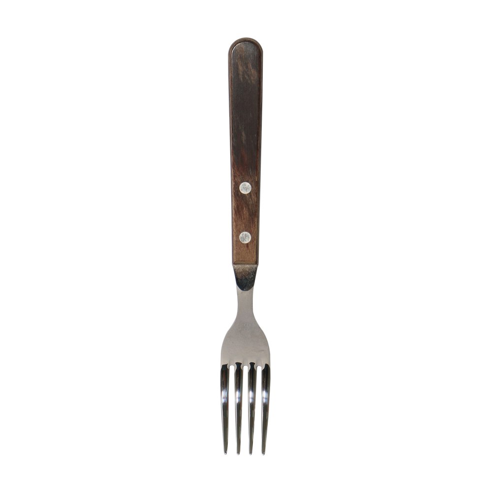 Tenedor mango de madera
