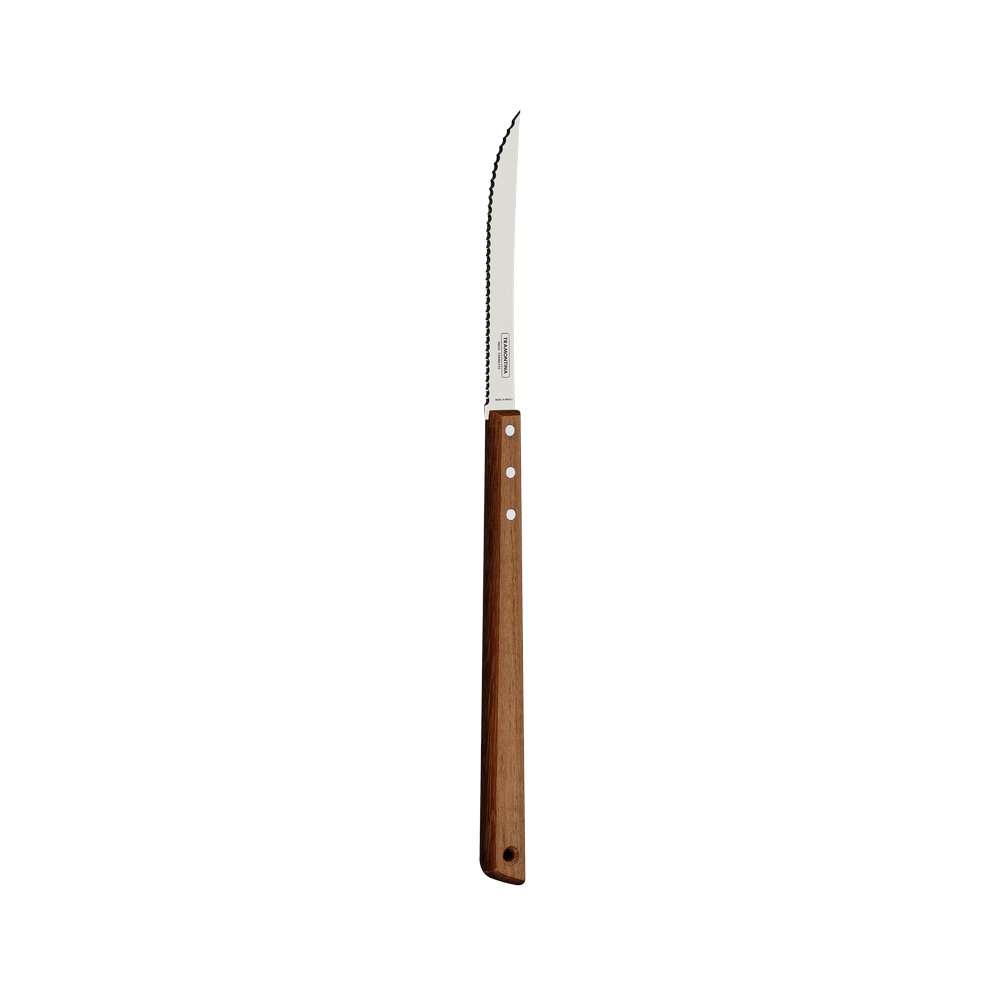 Cuchillo trinchante con mango de madera