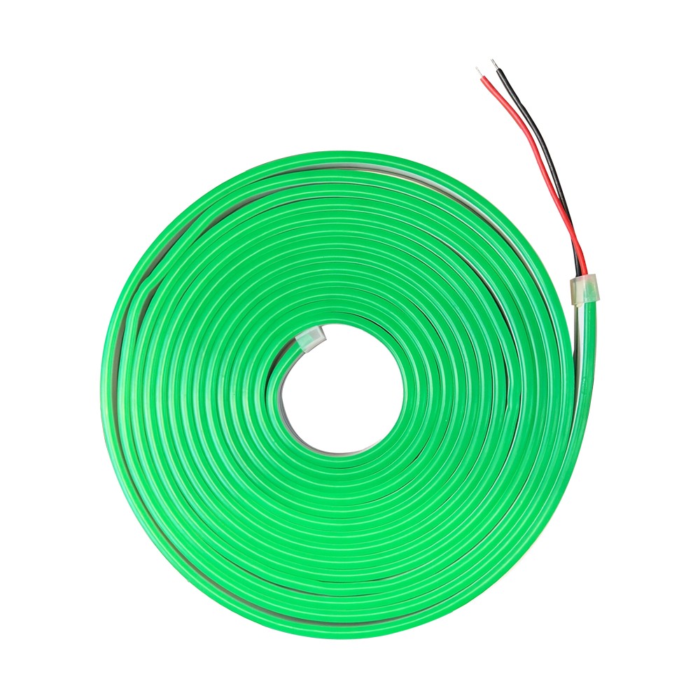 Tira de luz neon flexible verde 5 m