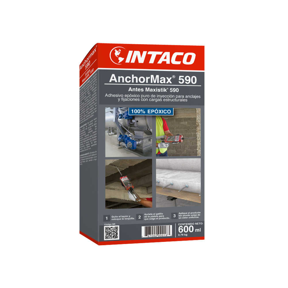 Adhesivo p/anclajes anchormax 590 600 ml