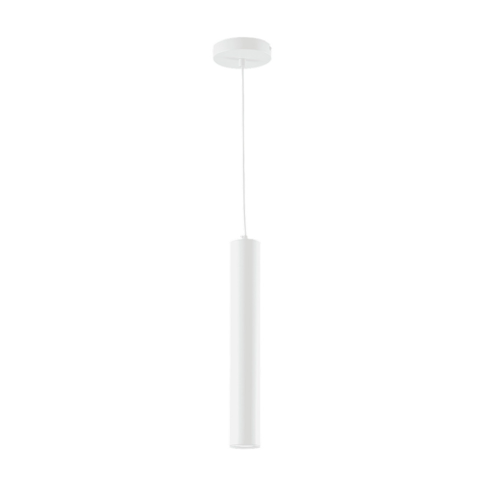 Lámpara de techo colgante gu10 35w cilindrica blanca