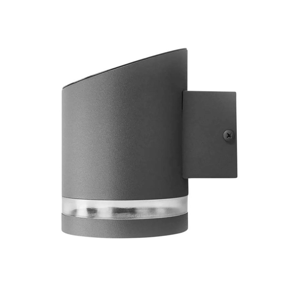 Aplique plateado para pared solar 1w luz blanca