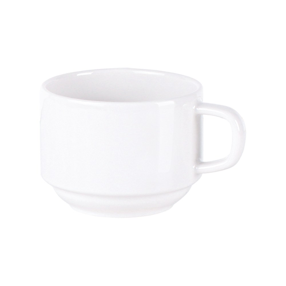 Taza ceramica 240 ml blanca paola