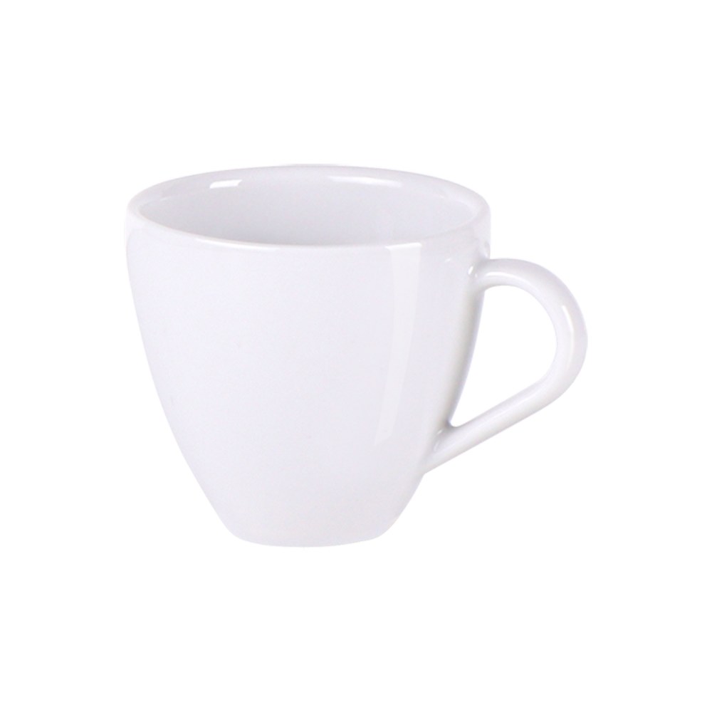 Taza ceramica 95 ml blanca paola