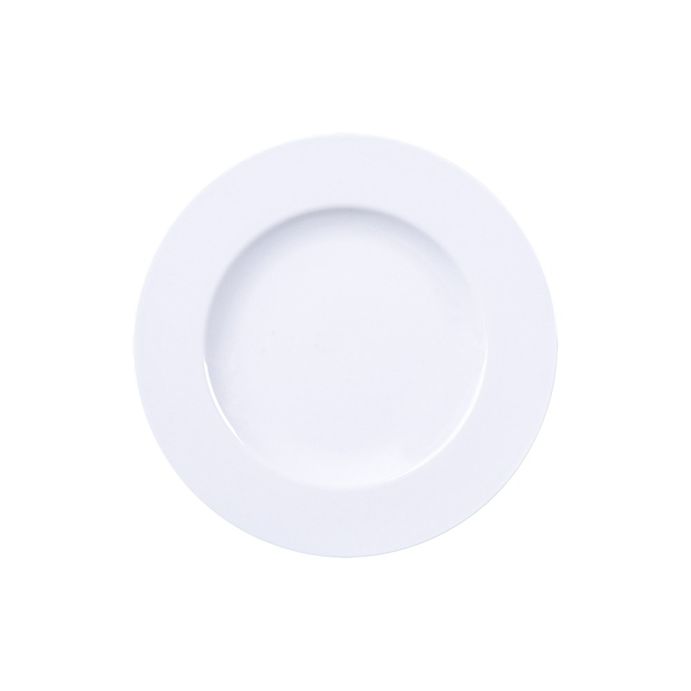 Plato porcelana redondo 17 cm blanco maria augusta