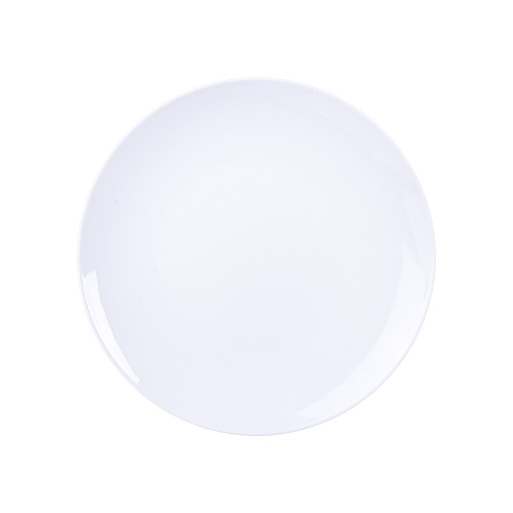 Plato porcelana redondo 28 cm blanco sophia