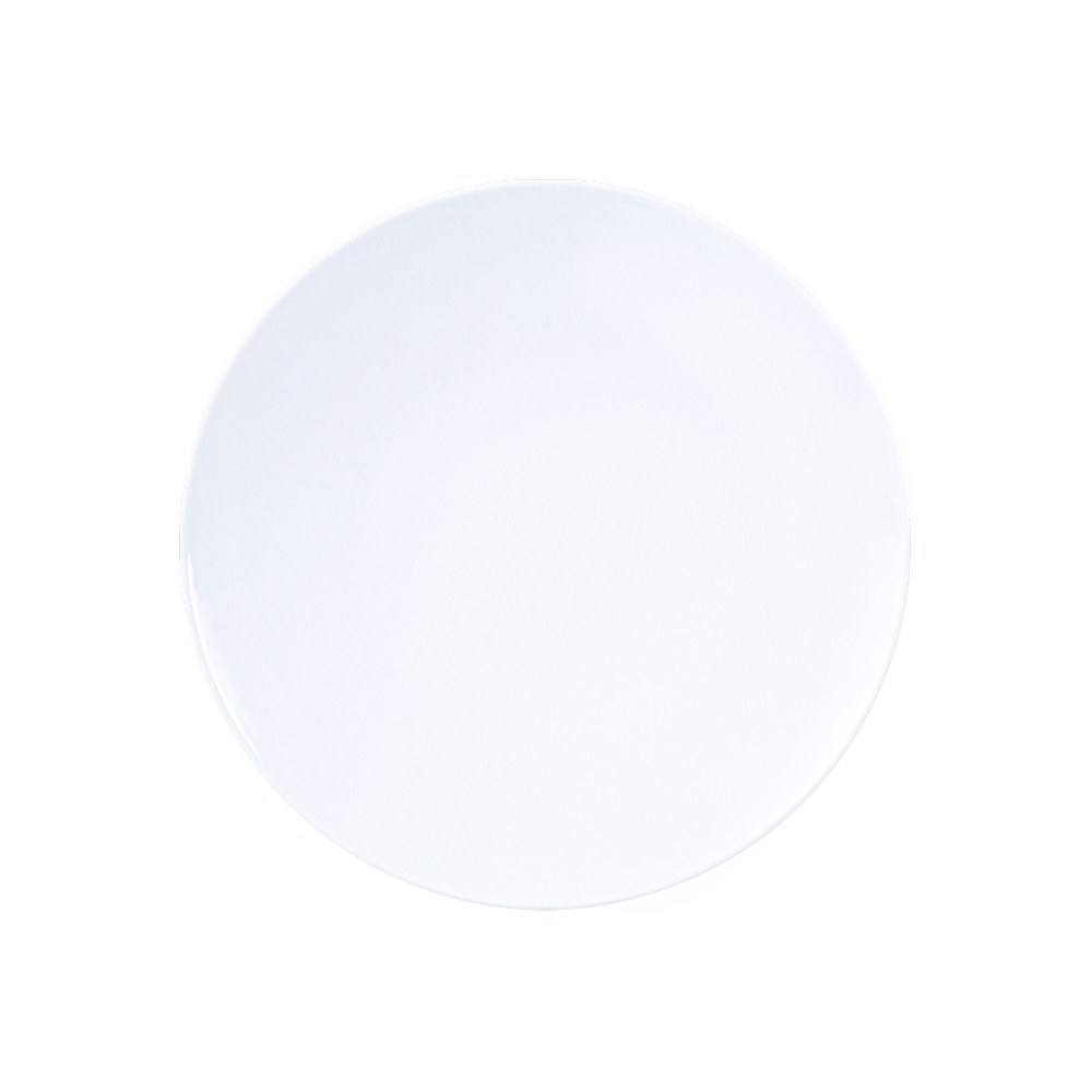 Plato porcelana redondo 16 cm blanco sophia