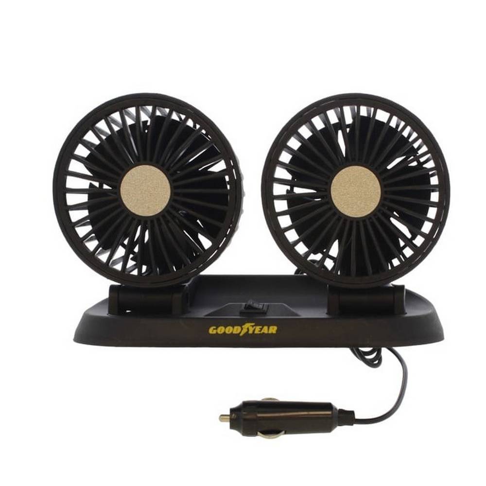 Ventilador electrico para vehiculo negro 10.16 cm