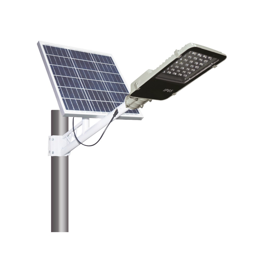 Lámpara solar con panel externo kit 60w 8100lm