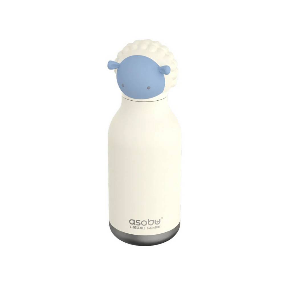 Botella acero inox 460 ml ovejita blanca