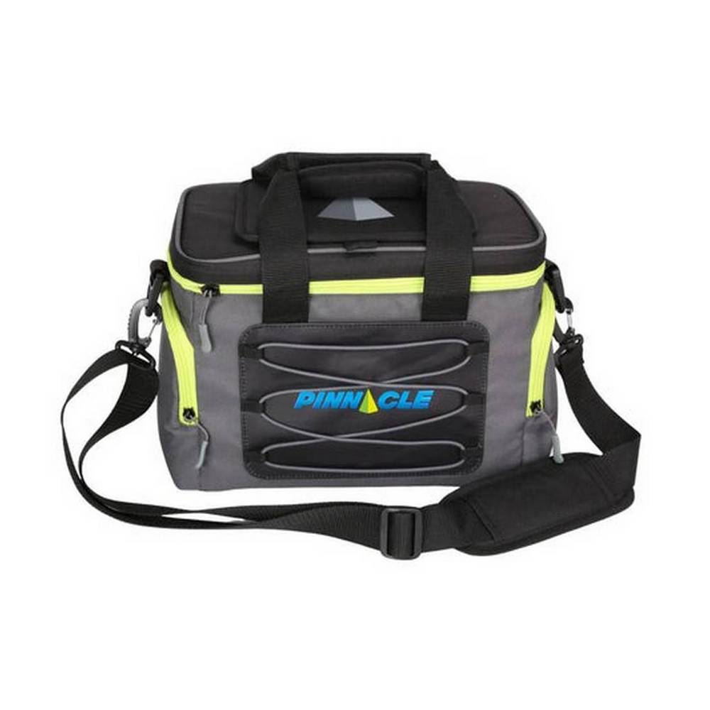 Lonchera termica gris con verde 12 l