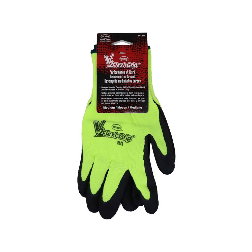 Guantes palma de latex mediano