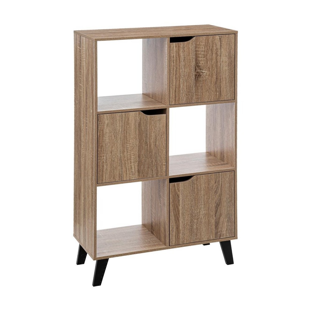 Mueble organizador madera 6 espacios