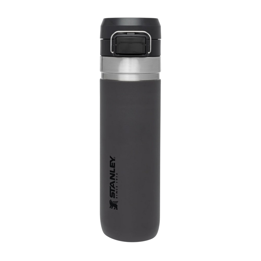 Botella acero inox 1.06 l negra flip go