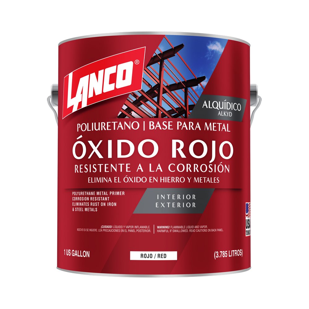 Anticorrosivo base minio rojo galon (3.785 l)