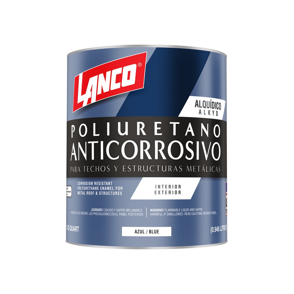 Anticorrosivo poliuretano azul cuarto (0.946 l)