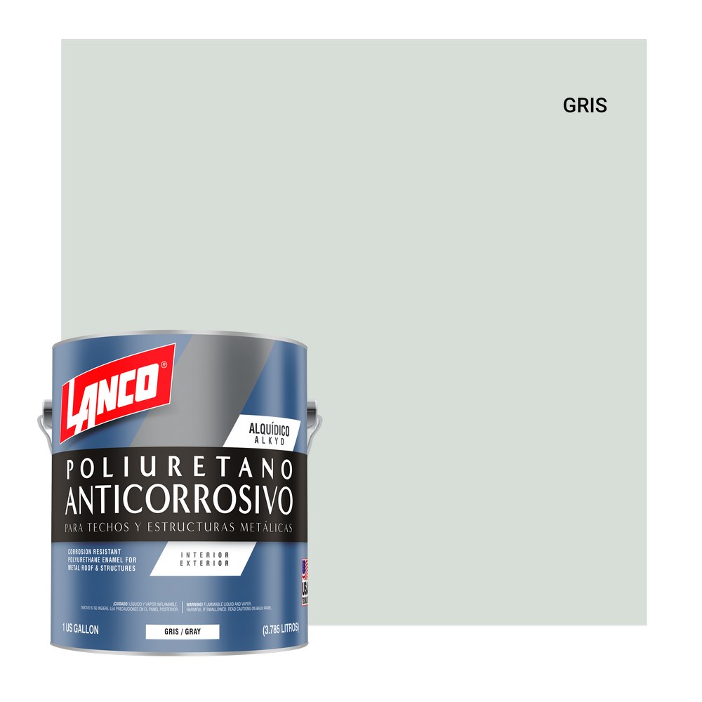 Anticorrosivo poliuretano gris galon (3.785 l)