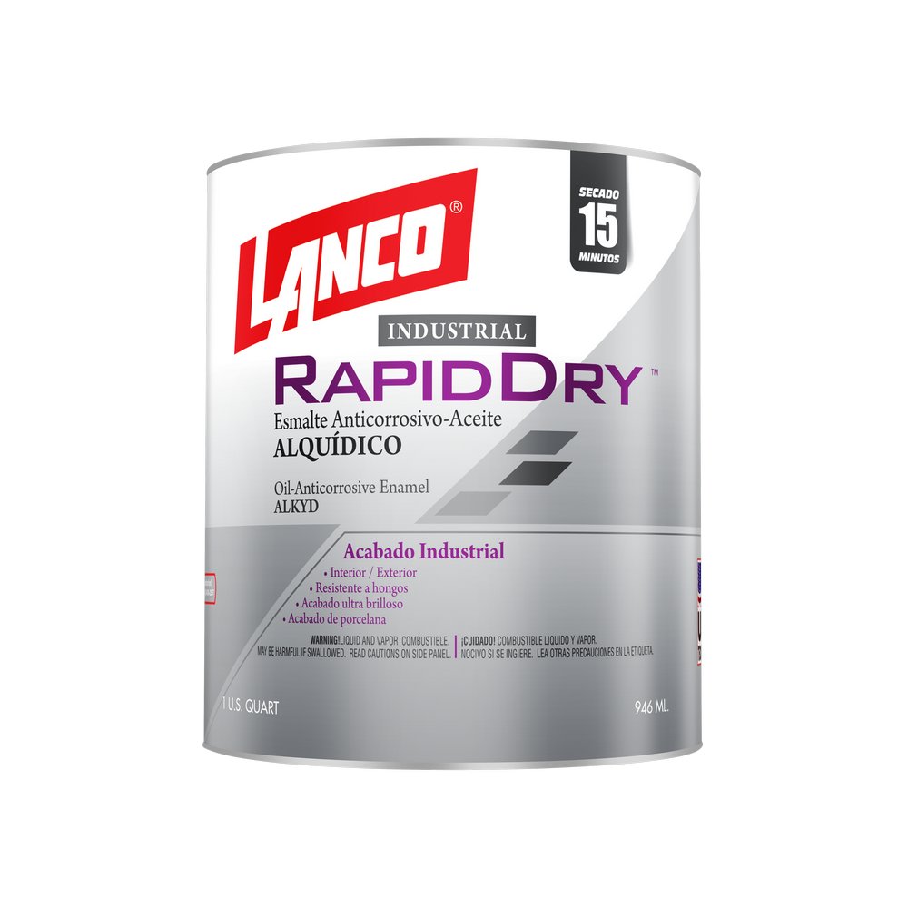 Anticorrosivo rapid dry brillante blanco cuarto (0.946 l)