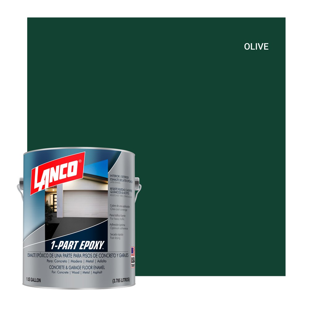 Pintura para piso olive 1 part epoxy galon (3.785 l)