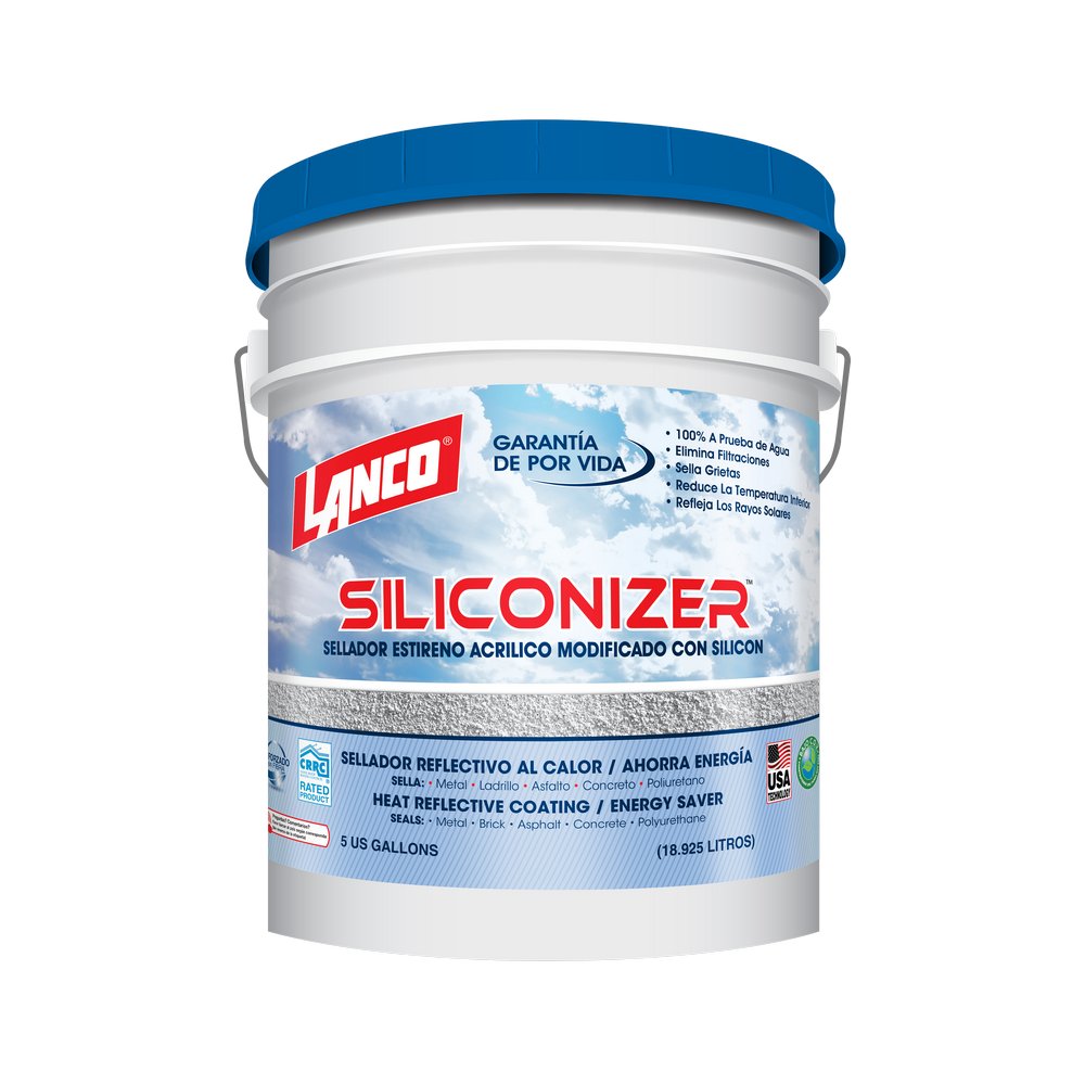 Impermeabilizante para techos blanco siliconizer cubeta (18.925 l)