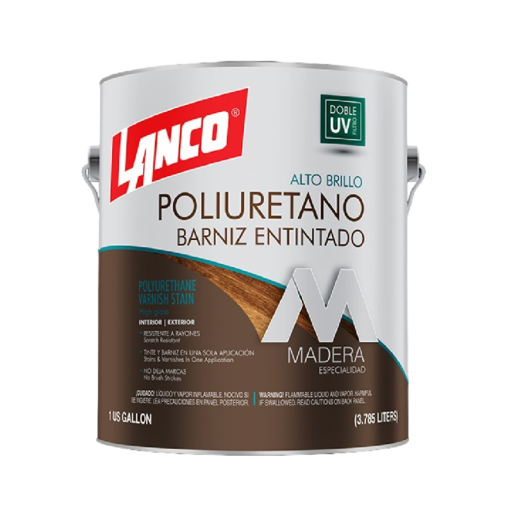 Barniz entintado poliuretano roble oscuro pv3405-4 gal (3.785 l)