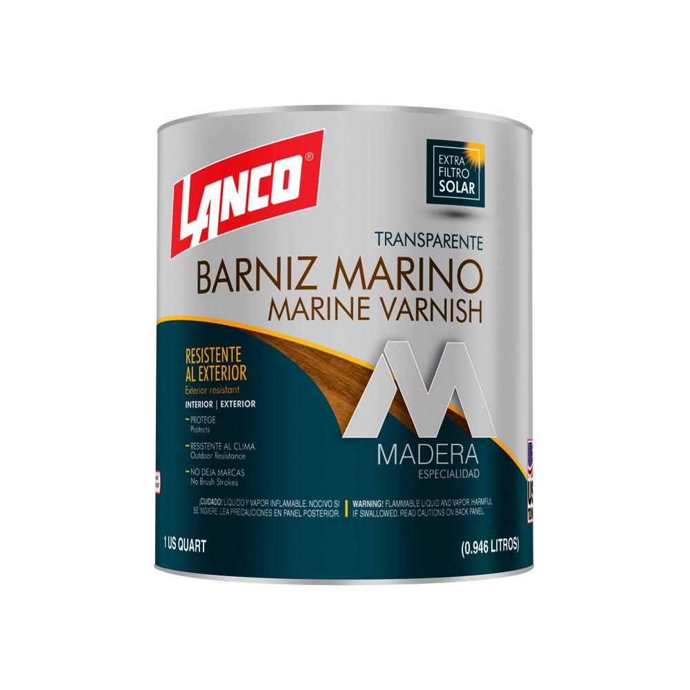 Barniz marino poliuretano va972-5 qto (0.946 l)