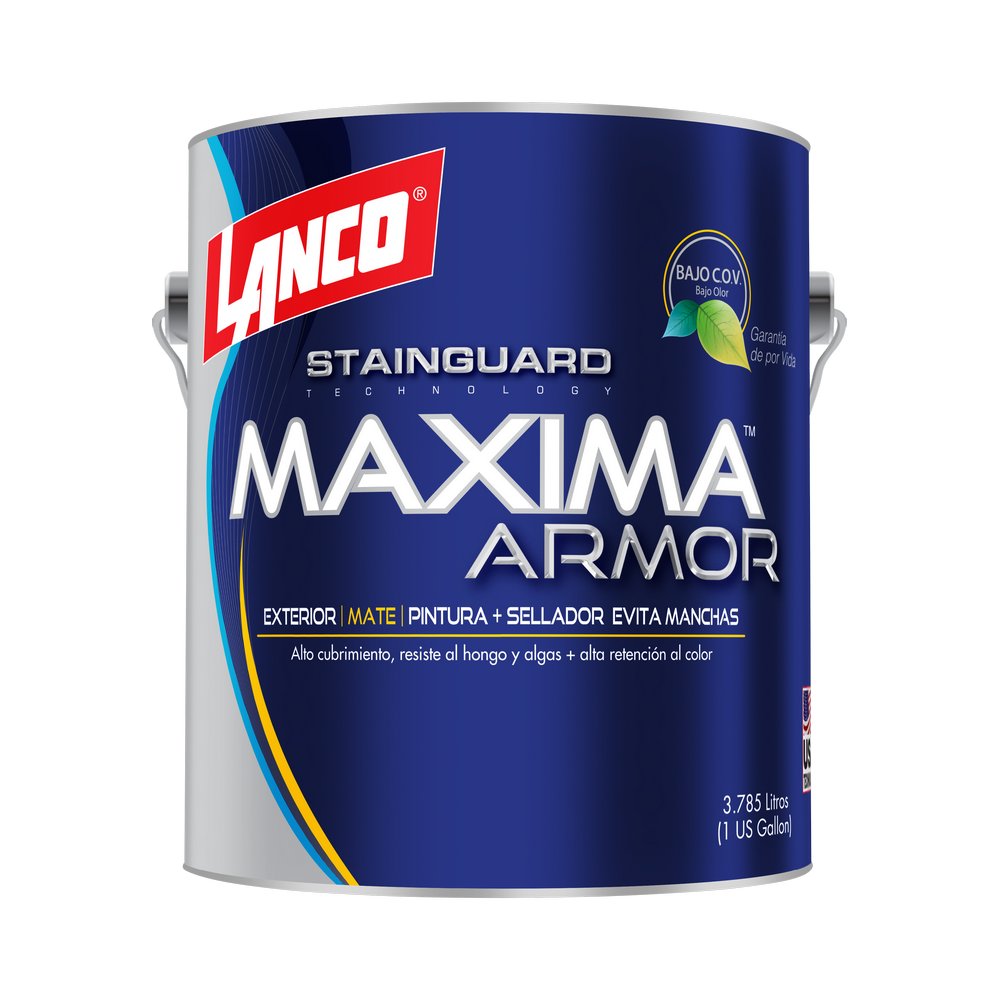 Pintura latex blanco maxima armor galon (3.785 l)