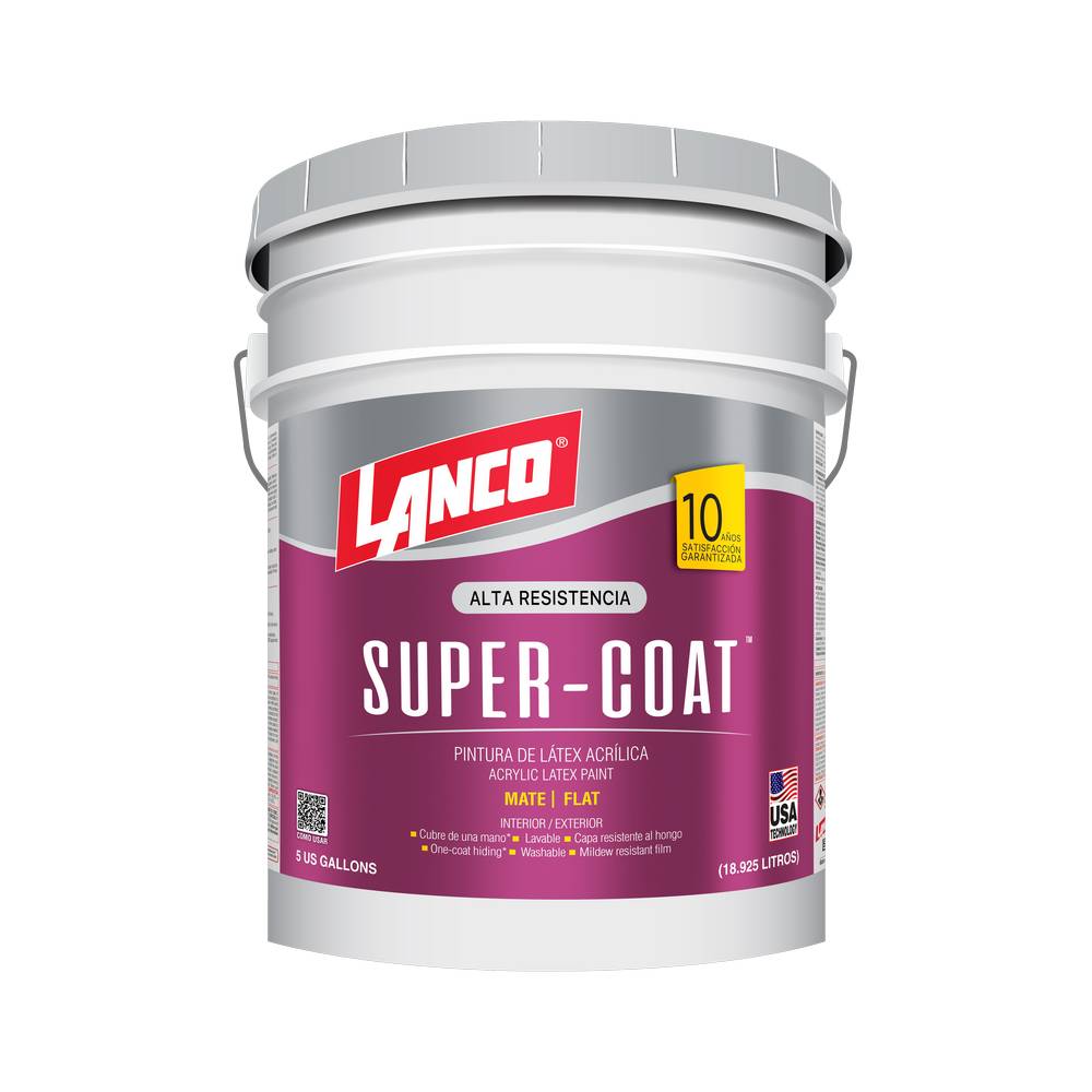 Pintura latex base deep super coat cubeta (18.925 l)