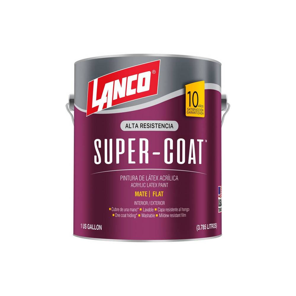 Pintura latex base pastel super coat galon (3.785 l)