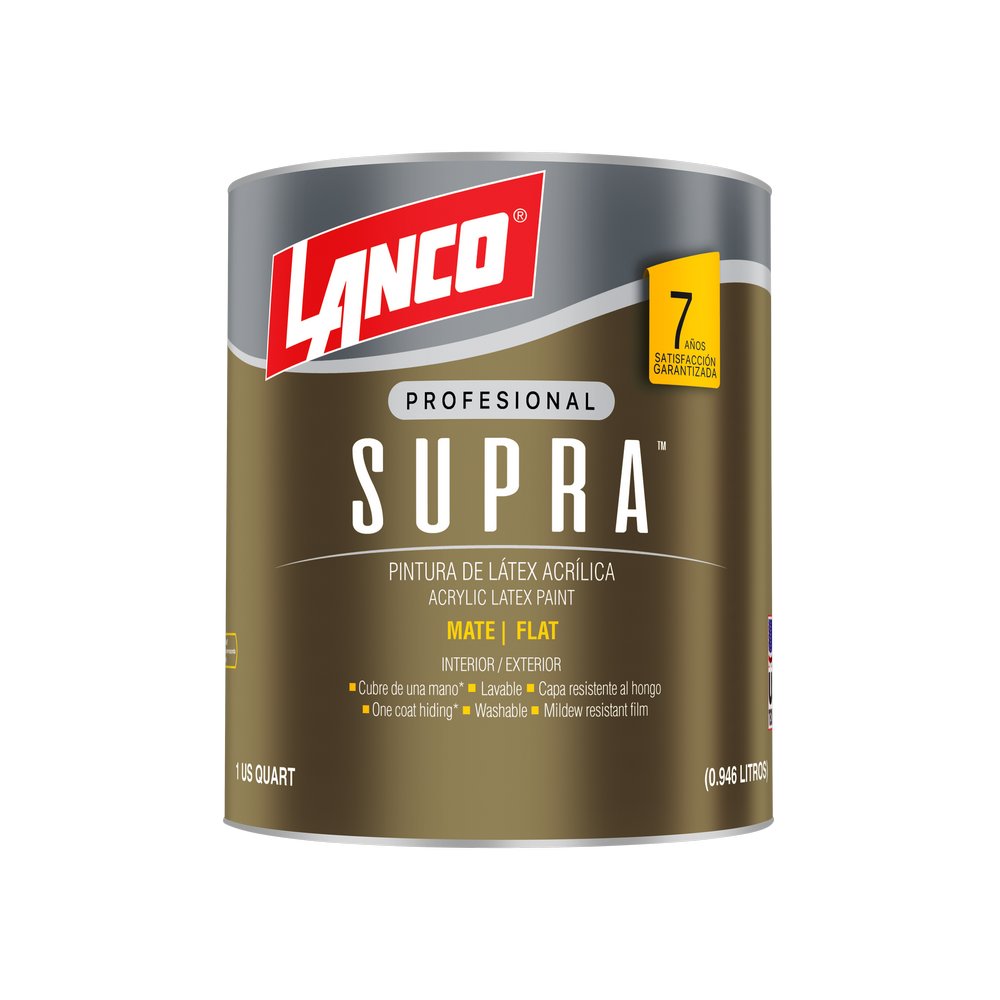 Pintura latex base accent supra lx cuarto (0.946 l)