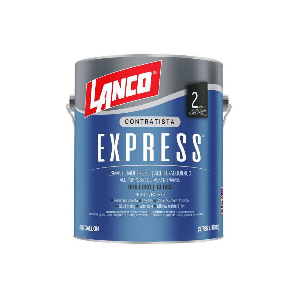 Pintura esmalte blanco express ac galon (3.785 l)