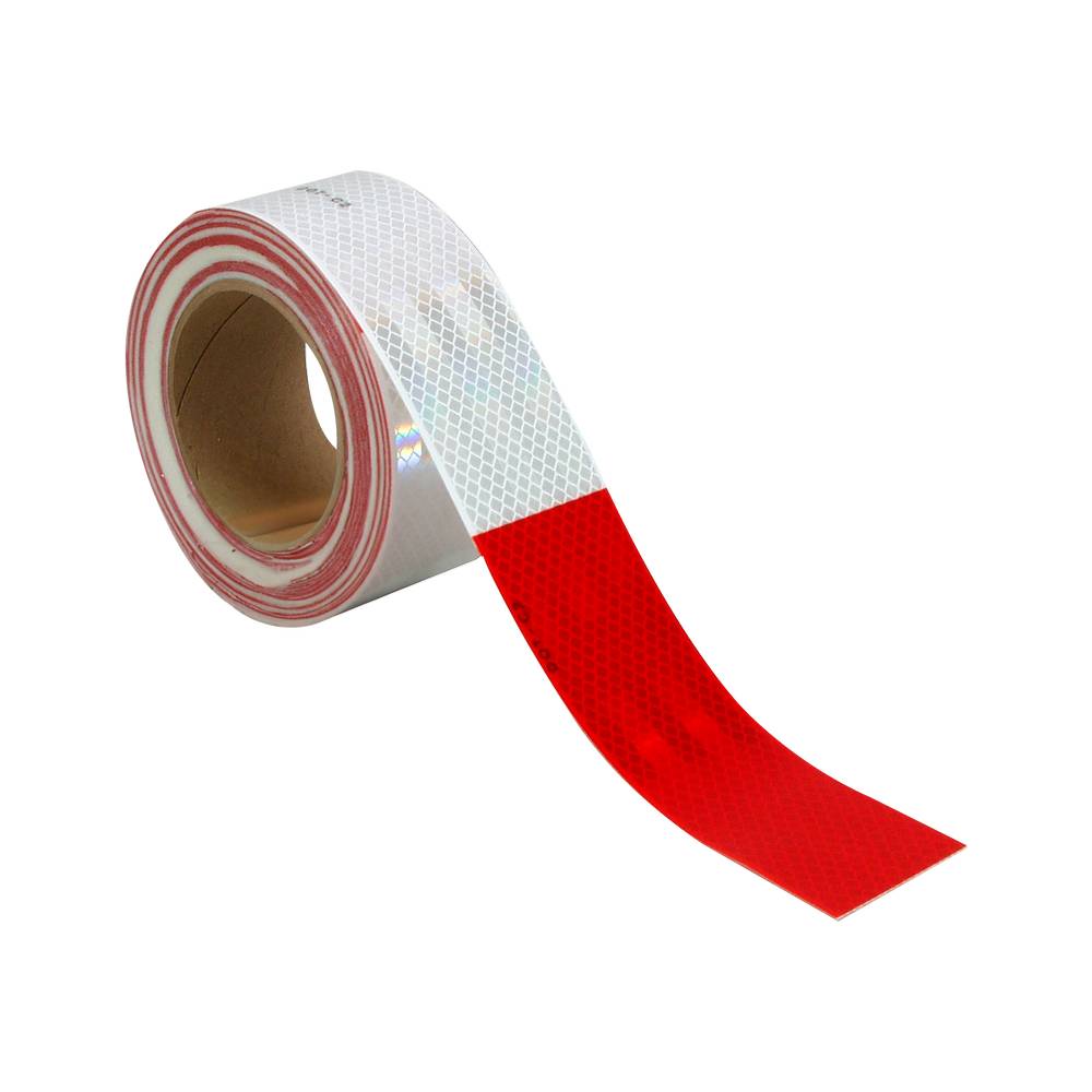 Cinta reflectiva para carro rojo blanco