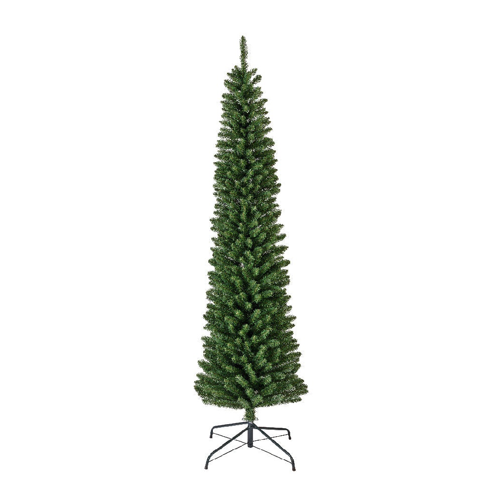 Árbol navideño de 2.13 m color verde pencil