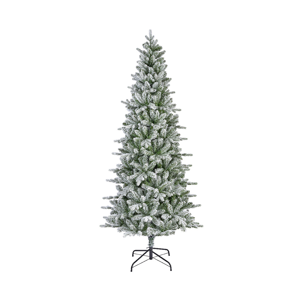Árbol navideño de 1.82 m color verde frosted slim